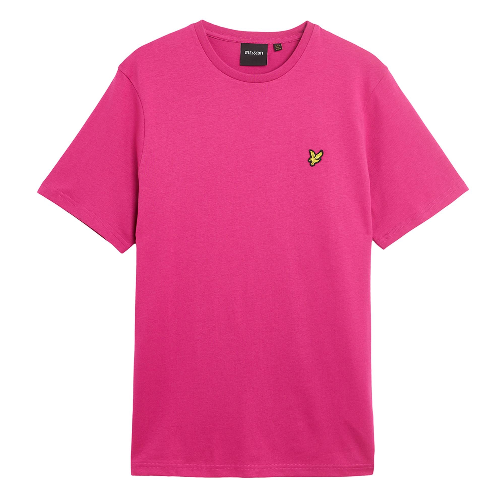 Lyle & Scott Plain Mens T-Shirt Fushia